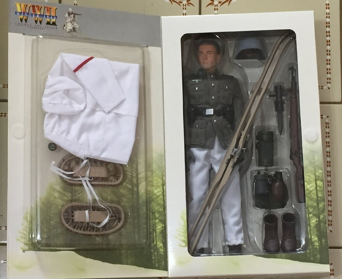 Dragon 1/6 12" New Generation WWII Winter 1944 German Ski Jager Schutze Christian Action Figure