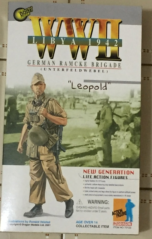 Dragon 1/6 12" New Generation WWII Libya 1942 German Ramcke Brigade Unterfeldwebel Leopold Action Figure