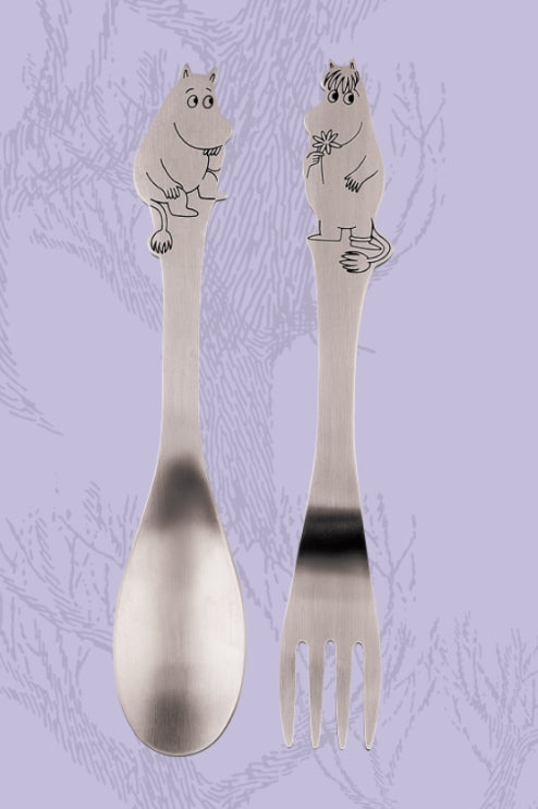 The Story of Moomin Valley Taiwan Family Mart Limited 304 Stainless Steel Spoon Fork Set