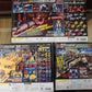 Bandai Machine Robo Mugenbine Machine Robo Rescue DX Red Wings Blue Sirens Yellow Gears 3 Action Figure Set Used