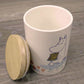 The Story of Moomin Valley Taiwan Family Mart Limited 5.5" Pottery Storage Jar Can