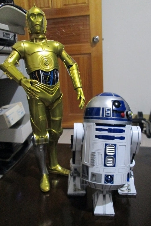 Kaiyodo 1/6 Star Wars Soft Vinyl Kit R2-D2 & C-3PO Model Kit Figure Set