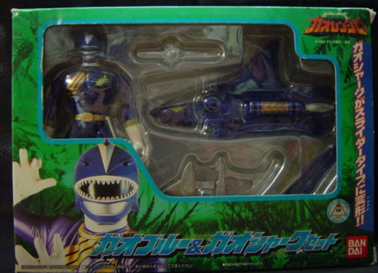 Bandai Power Rangers Wild Force Gaoranger Blue Shark Fighter Action Figure