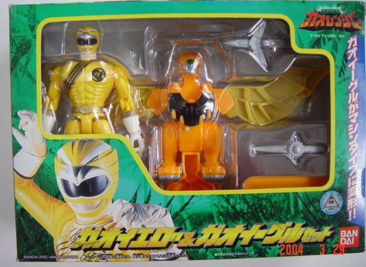 Bandai Power Rangers Wild Force Gaoranger Yellow Eagle Fighter Action Figure