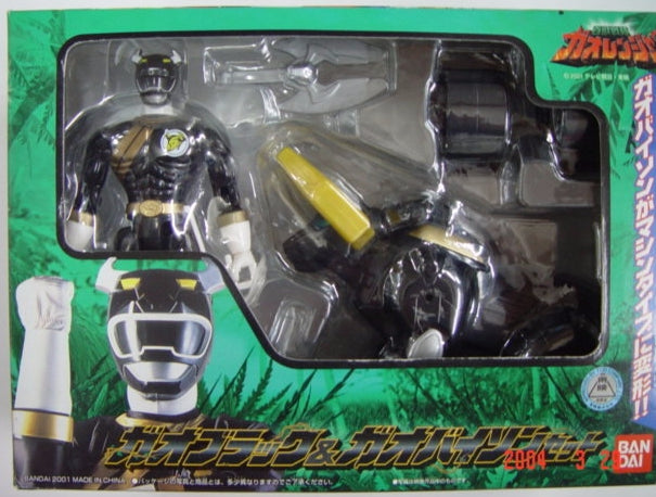 Bandai Power Rangers Wild Force Gaoranger Black Cow Fighter Action Figure