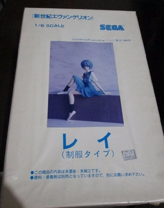 Sega 1/6 Neon Genesis Evangelion Rei Ayanami Uniform Ver Cold Cast Model Kit Figure