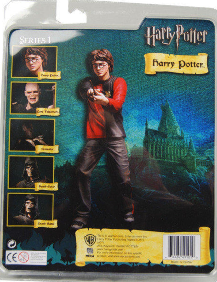 Neca Harry Potter Series 1 Harry Potter with Wand & Base Trading Figure