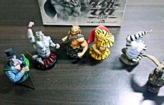 Medicos Tiger Mask Wrestling Bust 6 Color 6 Monochrome 12 Trading Collection Figure Set Used