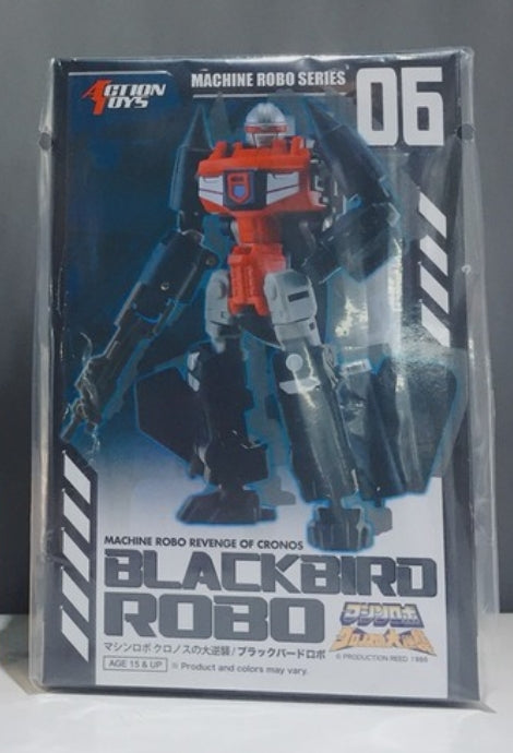 Action Toys Machine Robo Mugenbine Revenge Of Cronos MR-06 Blackbird Action Figure