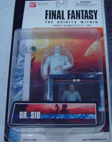 Bandai 2001 Final Fantasy The Spirits With In Dr. Sid Figure