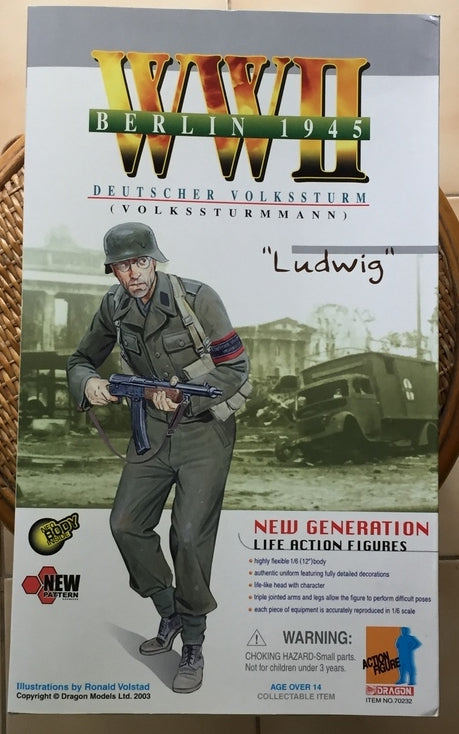 Dragon 1/6 12" New Generation Berlin 1945 Ludwig Action Figure