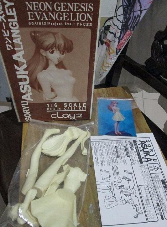 Clayz 1/6 Sega Neon Genesis Evangelion Asuka Langley Soryu Cold Cast Model Kit Figure