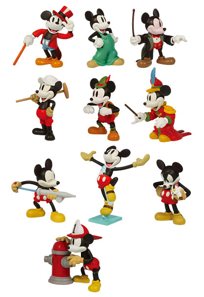 Medicom Toy Disney Mickey Mouse Mania Series 2 10 Trading Figure Set