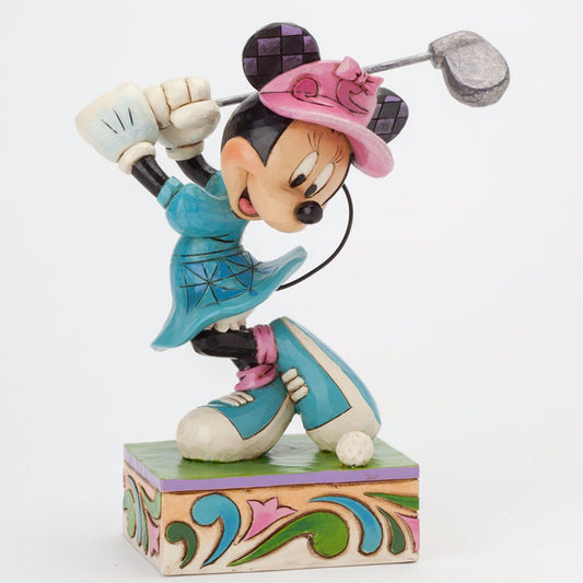 Enesco Jim Shore Disney Traditions Minnie Mouse Golf Collection Figure
