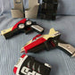Bandai Power Rangers Dekaranger SPD Space Patrol Delta Weapon 2 Gun Figure Set Used