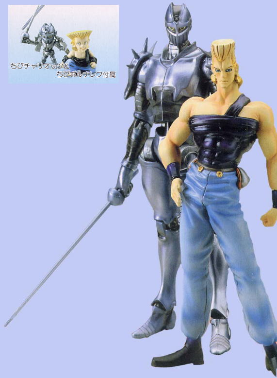 Kotobukiya ArtFx JoJo's Bizarre Adventure Jean Pierre Polnareff & Silver Chariot ver 2 Action Figure