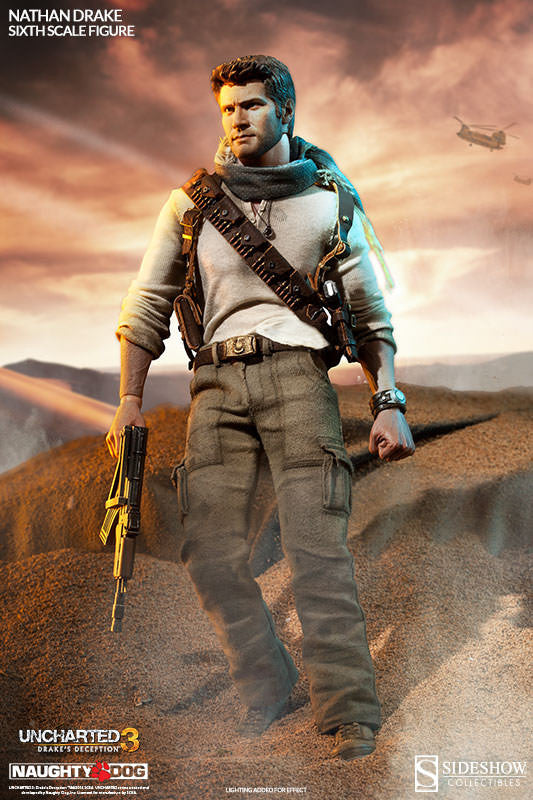 Sideshow 1/6 12" Uncharted 3 Drake's Deception Nathan Drake Action Figure - Lavits Figure
 - 1