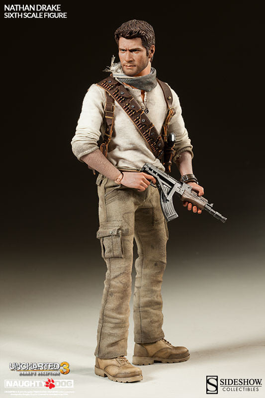 Sideshow 1/6 12" Uncharted 3 Drake's Deception Nathan Drake Action Figure - Lavits Figure
 - 2