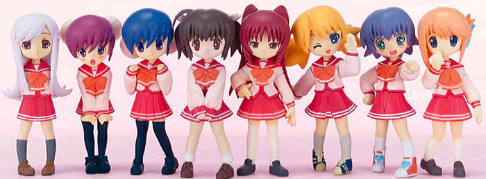 Toranoana Palm Characters ToHeart2 8+1 Secret 9 Trading Figure Set