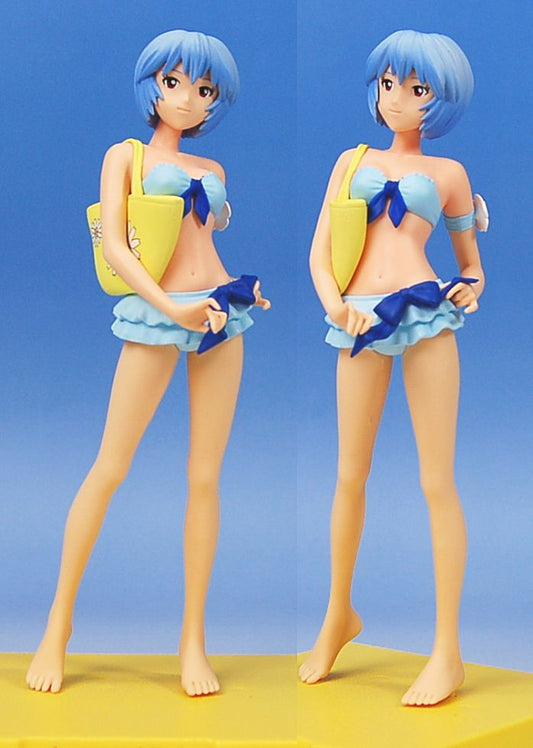 Sega 2008 Neon Genesis Evangelion Rei Ayanami Upbringing Plan Ayanami Rei Swimsuit Blue ver Pvc Figure