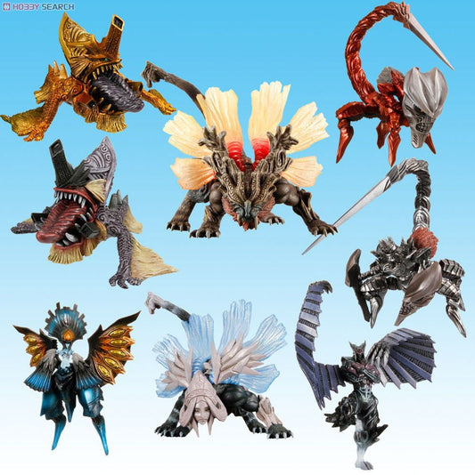 Bandai God Eater Super Modeling Soul Of Hyper Figuration 9 Figure Set