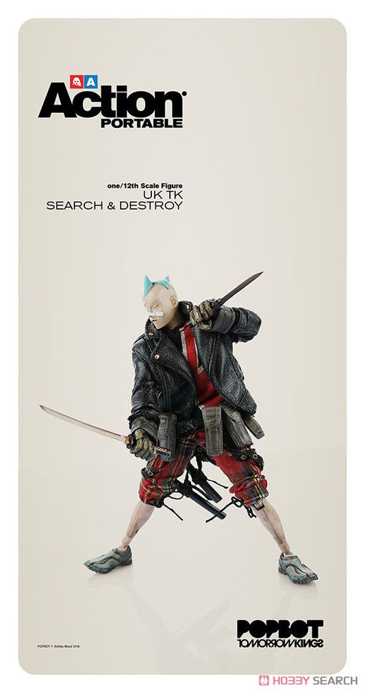 ThreeA 3AA Toys 1/12 Ashley Wood Tomorrow King UK TK Search & Destroy 6" Action Figure