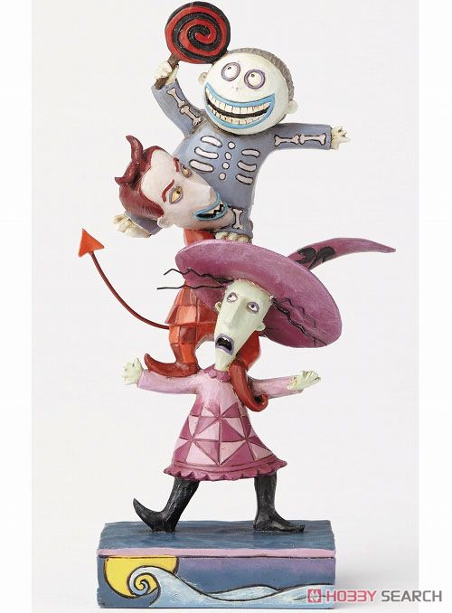 Enesco Jim Shore Disney Traditions Nightmare Before Christmas Lock & Shock & Barrel Collection Figure