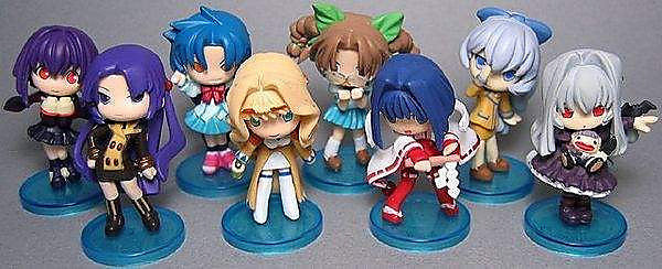 Toy's Works Capsule Dragon All Heroines Gashapon 8 Mini SD Trading Figure Set - Lavits Figure
 - 2