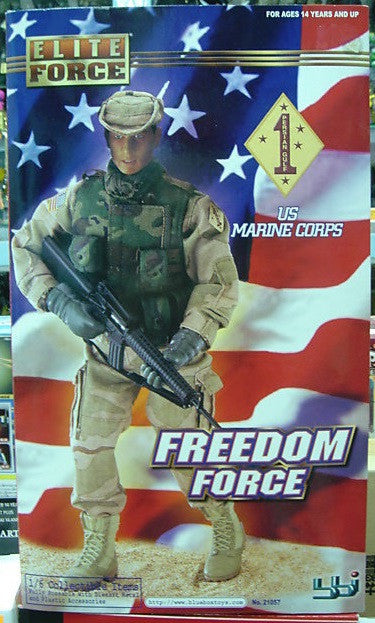 BBi 12" 1/6 Collectible Items Elite Force Freedom US Marine Corps Black Ver Action Figure - Lavits Figure
 - 1