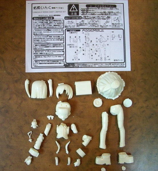Clayz 1/6 Moetan Pastel Ink Uniform Ver Cold Cast Model Kit Figure Set - Lavits Figure
 - 2