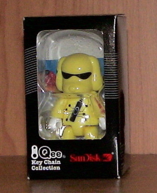 Toy2R 2006 Qee Key Chain Collection San Disk Inner Dog 2.5" Mini Figure - Lavits Figure
