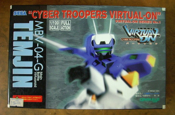 Kotobukiya 1995 Sega 1/100 Virtual On Cyber Troopers Series No 1 MBV-04-G Temjin Main Battle Virtuaroid Cold Cast Model Kit Figure - Lavits Figure
 - 1