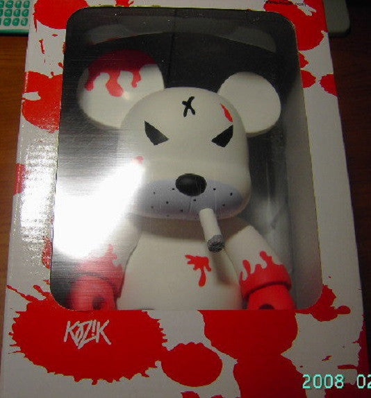 Toy2R Qee Frank Kozik Redrum Bear Ver 8" Vinyl Figure - Lavits Figure
 - 2