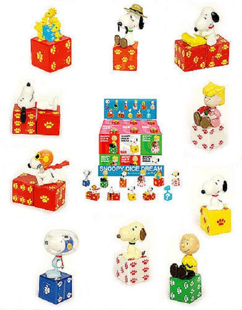 Targa The Peanuts Snoopy Dice Dream 10 Trading Collection Figure Set - Lavits Figure
 - 1