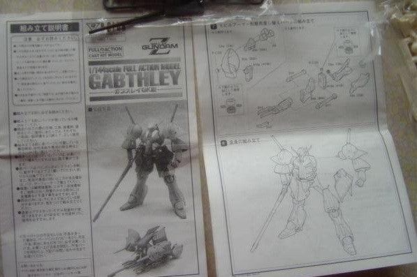 Bandai B-Club 1/144 Mobile Suit Gundam Z RX-110 Gabthley Full Action Cold Cast Model Kit Figure - Lavits Figure
 - 2