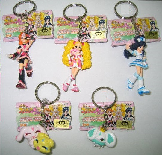 Banpresto Pretty Cure Max Heart 5 Key Chain Holder Trading Collection Figure Set - Lavits Figure
 - 2