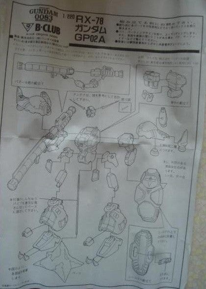 Popy B-Club 1/220 Mobile Suit Gundam 0083 All That Gundam GP-02A Cold Cast Model Kit Figure - Lavits Figure
 - 3