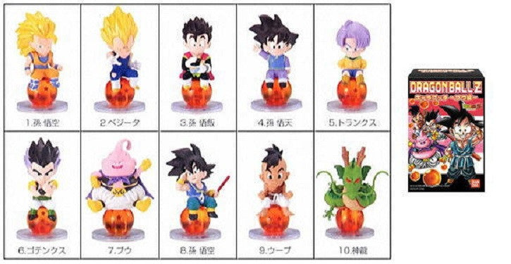 Bandai Dragon Ball Z Character Chara Puchi P6 Boo Buu Ver 10 Mini Trading Figure Set - Lavits Figure
