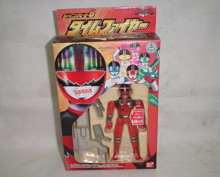 Bandai Power Rangers Time Force Timeranger Red Fighter Action Collection Figure Set - Lavits Figure
 - 1