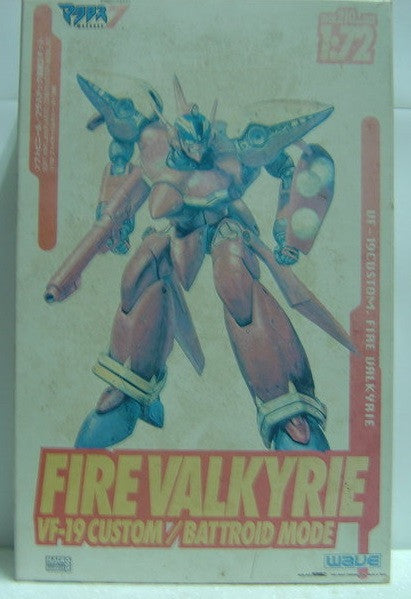 Wave 1/72 Robotech Macross 7 VF-19 Fire Valkyrie Vinyl Model Kit Figure - Lavits Figure
