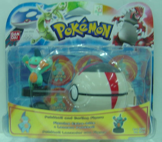 Takara Tomy Pokemon Pocket Monster Marshtomp Pokeball and Curling Flobio Ver Action Figure - Lavits Figure

