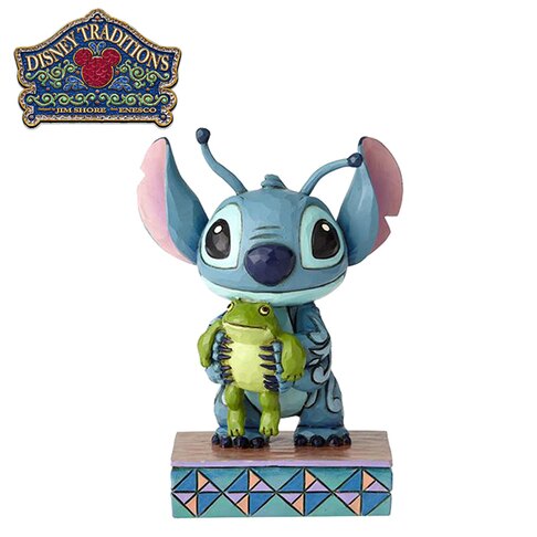 Enesco Jim Shore Disney Traditions Stitch and Frog Collection Figure