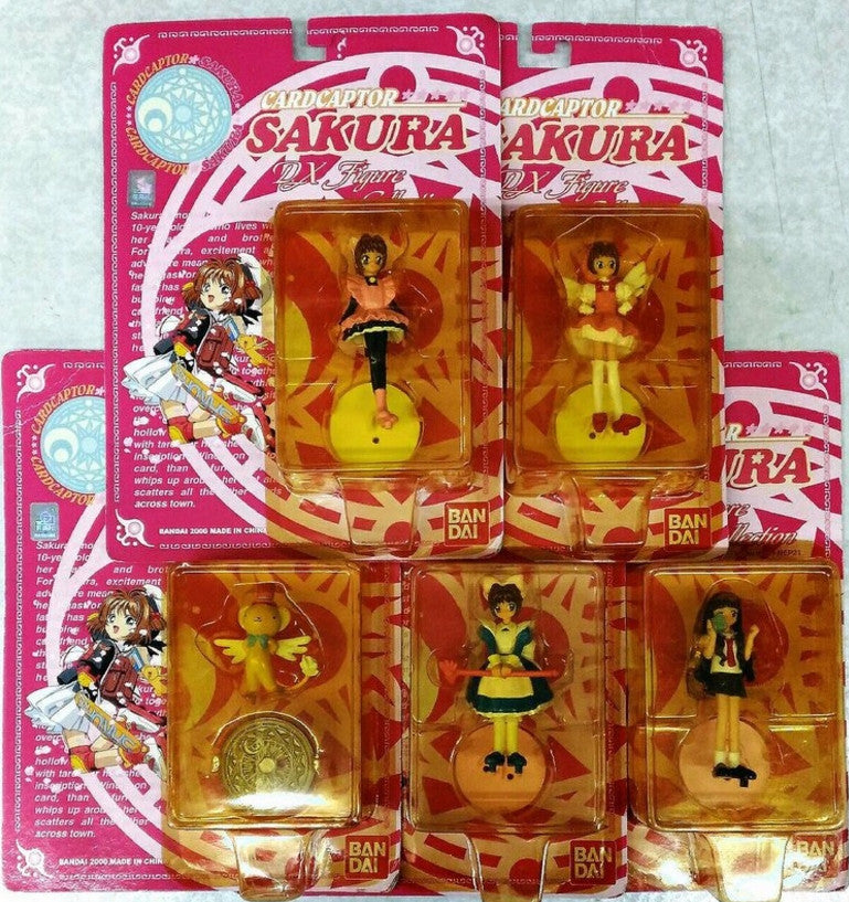 Bandai Clamp Card Captor Sakura DX Collection 5 3" Trading Figure Set