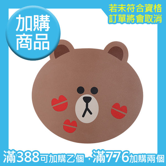 Taiwan Cosmed Limited Line Friends Mouse Pad Brown Ver Figure