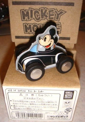 Schylling Disney Mickey Mouse Retro Toy Collection Tin Toy Mini Car Figure - Lavits Figure
 - 1