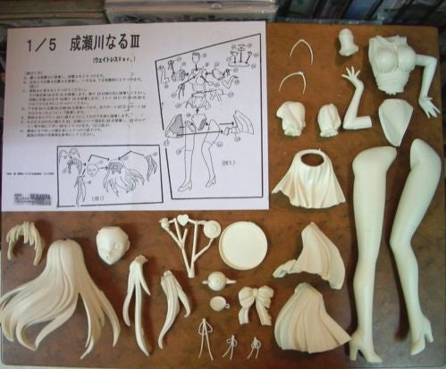 Musasiya 1/5 Love Hina Narusegawa Naru Cold Cast Model Kit Maid Custom Ver. Figure - Lavits Figure
 - 3