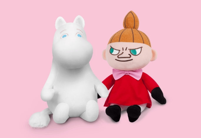 The Story of Moomin Valley Taiwan Family Mart Limited 2 12" Plush Doll Figure Set