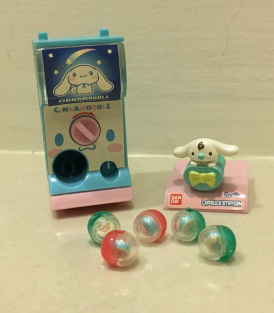 Bandai Sanrio Cinnamoroll Gashapon Mini Vending Machine Collection Figure Used
