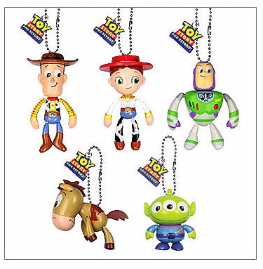 Yujin Disney Pixar Toy Story 5 Swing Mascot Strap Figure Set