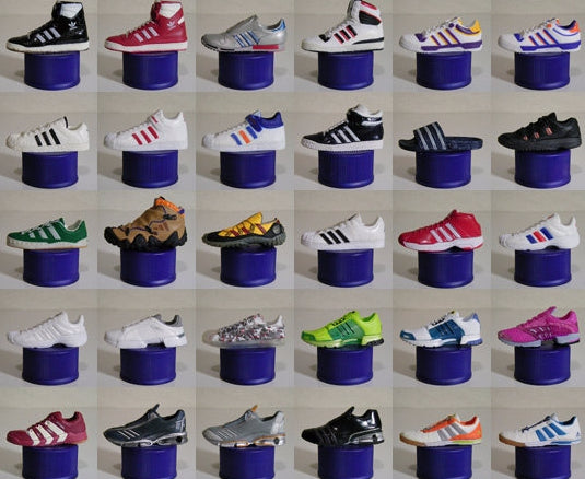 Adidas Bottle Cap Sneakers Shoes Trading Figure Set – Lavits Figure